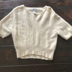 Vintage lambs wool and angora sweater